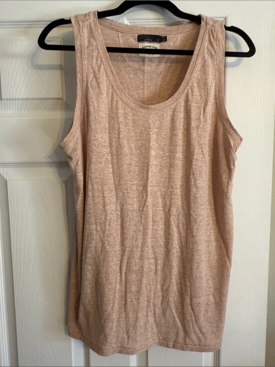 Tops - beige tank top